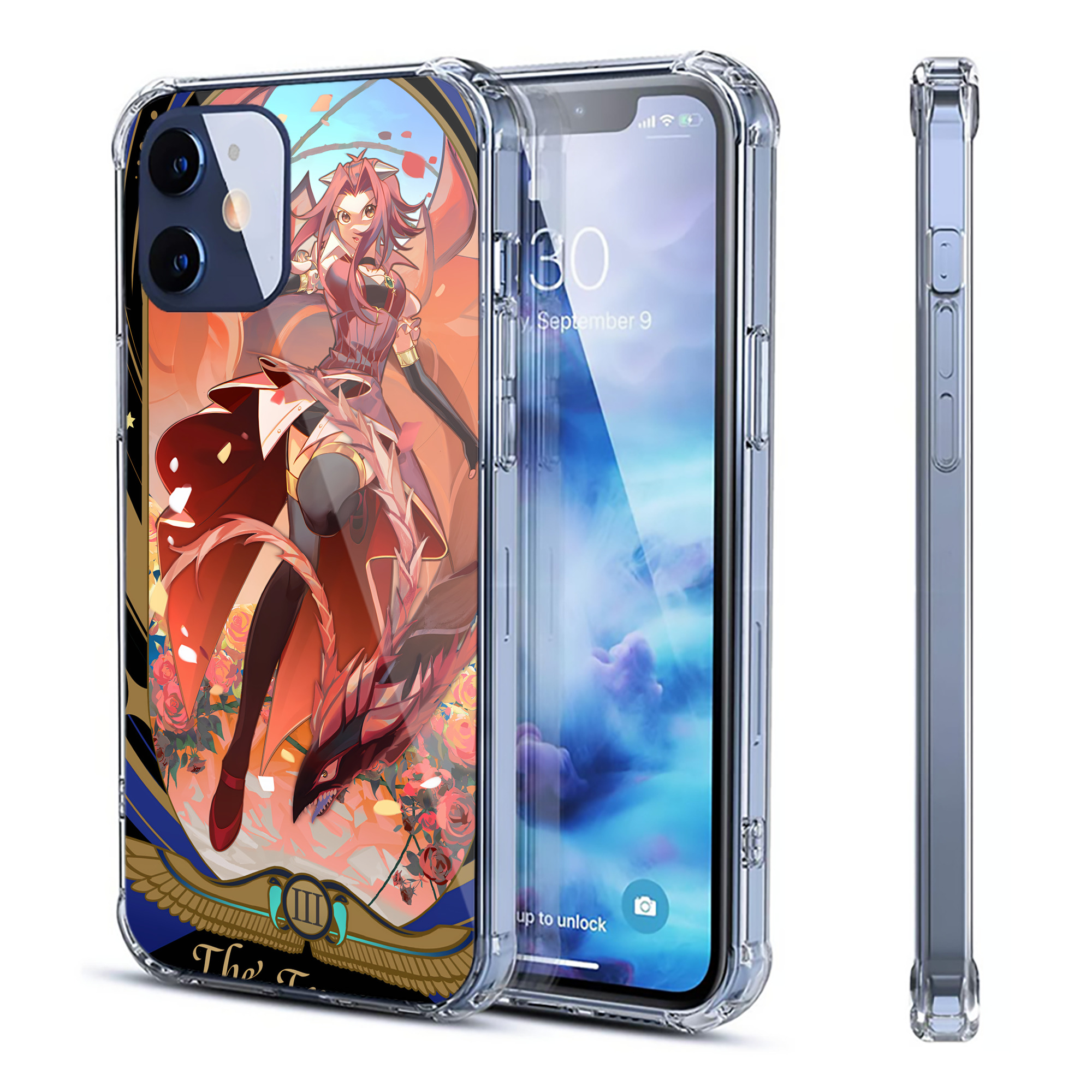 （画像用） 遊☆戯☆王 Yu-Gi-Oh! 【iPhone 12シリーズ対応】透明スマホケース（クリアソフトケース）